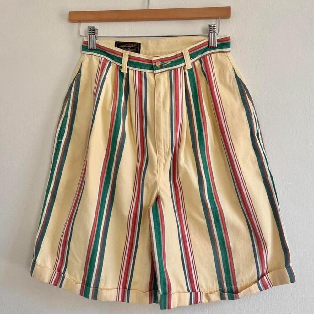 Vintage eddie bauer striped shorts